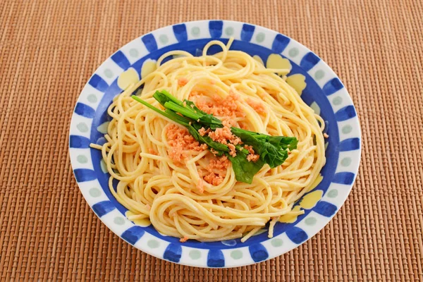 Leckere Spaghetti Einem Gericht — Stockfoto