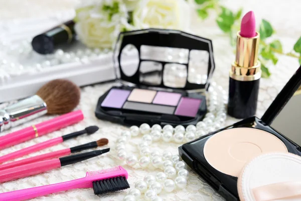 Dekorativ Kosmetika För Makeup — Stockfoto