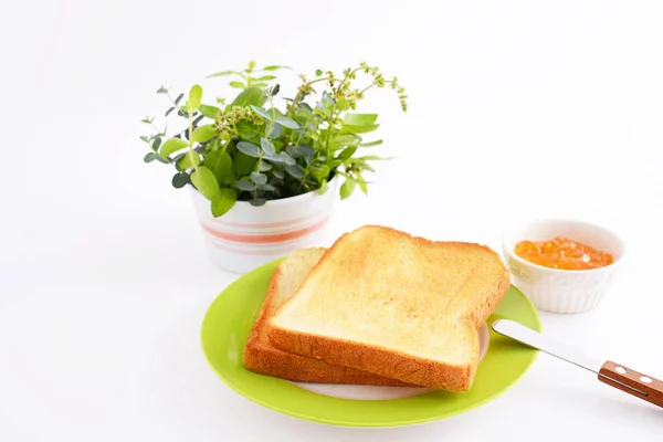 Toast Med Sylt Plattan — Stockfoto