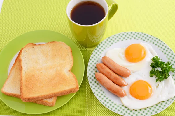 Fräsch Och Välsmakande Frukost — Stockfoto