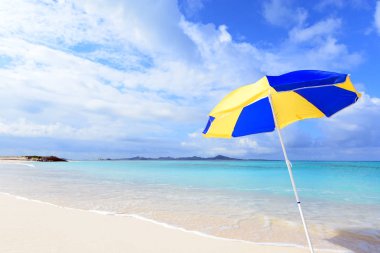 Okinawa güzel bir plaj