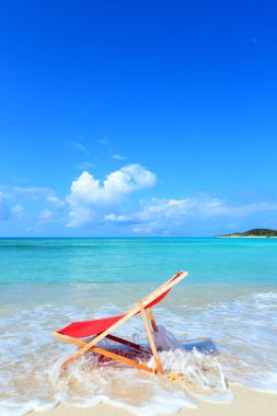 Okinawa güzel bir plaj