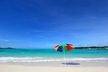 Okinawa güzel bir plaj