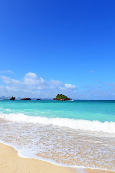 Blue sky and sea of Okinawa