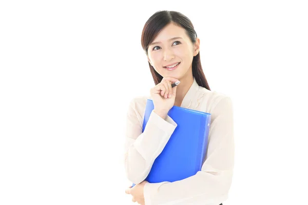 Portrait Young Business Woman — Stock Photo, Image