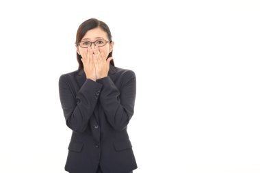 Kim şaşırır iş kadını