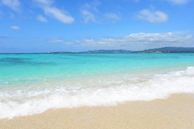 Okinawa güzel bir plaj