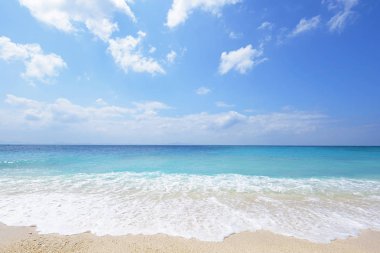 Okinawa güzel bir plaj