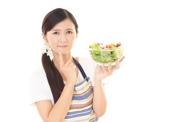 Asiatische Frau Auf Diät — Stockfoto
