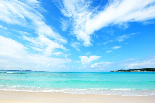 Imagem Uma Bela Praia Okinawa — Fotografia de Stock