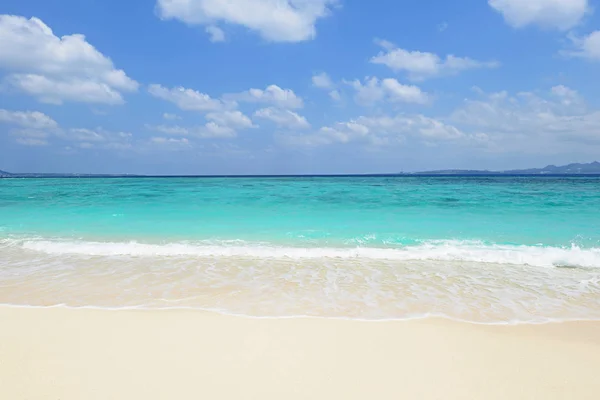 Imagem Uma Bela Praia Okinawa — Fotografia de Stock