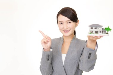 Asya iş kadını özellikli bir konut