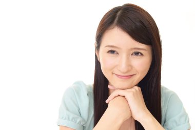 Rahat, güzel genç bayan..