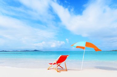 Okinawa güzel bir plaj