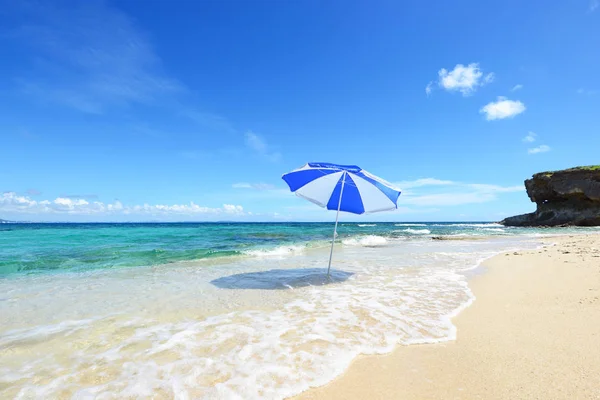 Foto Una Hermosa Playa Okinawa — Foto de Stock