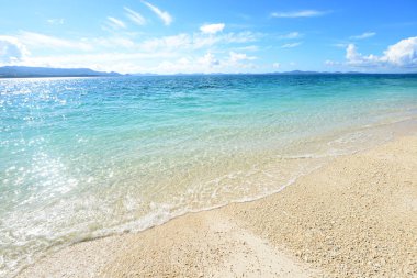 Okinawa güzel bir plaj