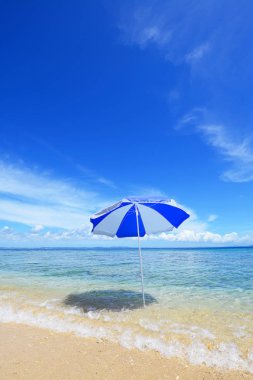 Okinawa güzel bir plaj