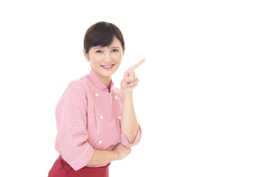 Asya garson parmağıyla işaret