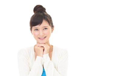 Çekici Asyalı genç kadın