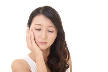 düşündüm ve üzgün üzgün kadın içinde