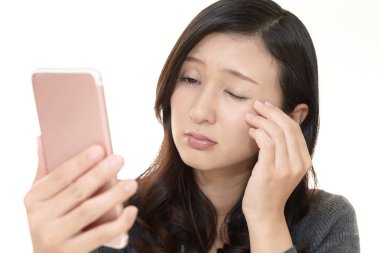 Göz yorgunluğu kadınla