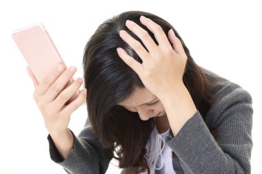 Bir akıllı telefon ile hayal kırıklığına Asya
