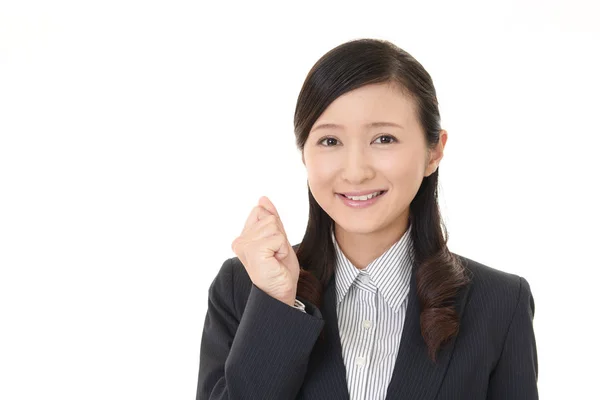 Business Woman Enjoying Success — Stock Photo, Image