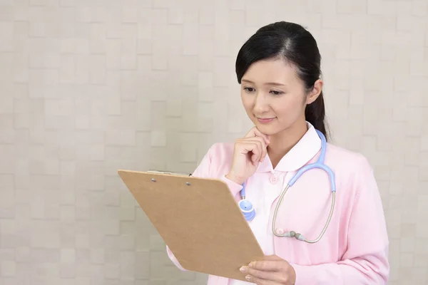 Portrait Jeune Infirmière Médicale — Photo