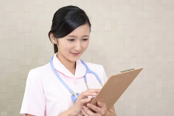 Retrato Joven Enfermera Médica — Foto de Stock