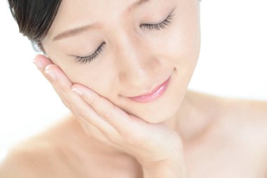 Rahat, güzel genç bayan.