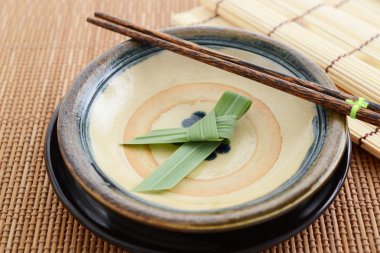 Japon tarzı Sofra yemek masası üzerinde