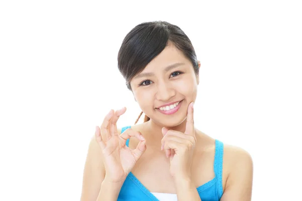 Young Woman Health Skin Face — Stock Photo, Image