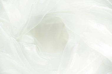 Beyaz yumuşak şifon doku arka plan