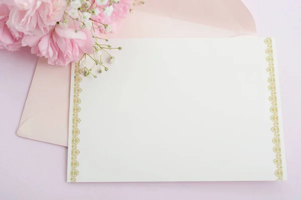 Envelope Blank Card — Stock Photo, Image