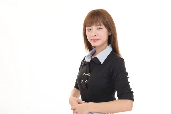 Retrato Una Camarera Asiática — Foto de Stock