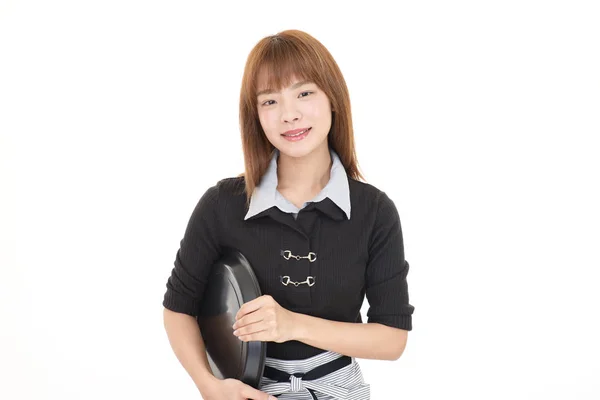 Charming Waitress Uniform — Stock Photo, Image