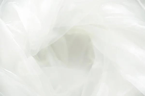 Абстрактная Белая Мягкая Текстура Шифона — стоковое фото