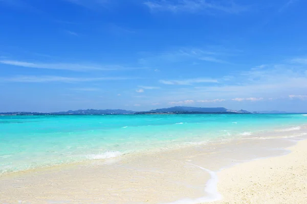 Okinawa Güzel Bir Plajın Resmi — Stok fotoğraf