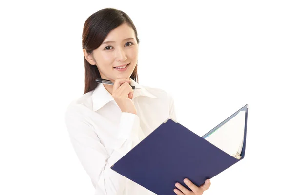 Retrato Una Joven Empresaria —  Fotos de Stock