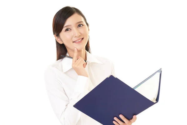 Portrait Young Business Woman — Stock Photo, Image