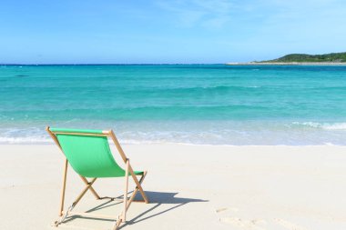 Okinawa güzel bir plaj