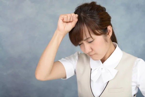 Decepcionada Mujer Negocios Asiática —  Fotos de Stock