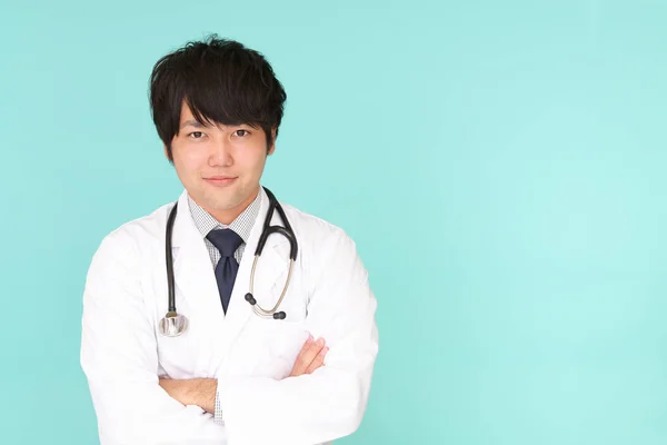 Portræt Asiatisk Læge - Stock-foto