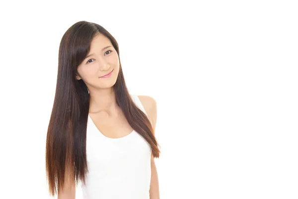 Attraktiv Asiatisk Ung Kvinna — Stockfoto