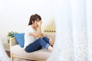 Asyalı kadın-depresyon