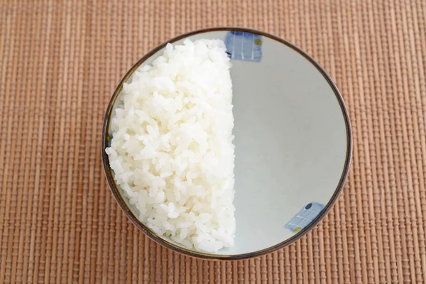 Half Bowl Rice — Stock Photo, Image