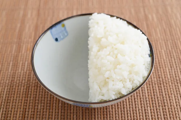Setengah Mangkuk Nasi — Stok Foto