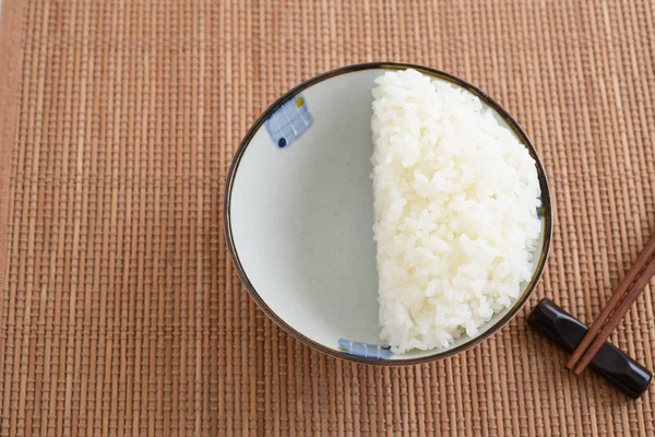 Setengah Mangkuk Nasi — Stok Foto