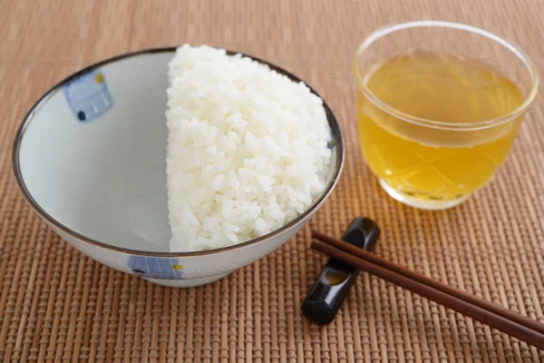 Polovina Misku Rýže — Stock fotografie