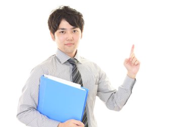 Onun sunu bir işadamı.